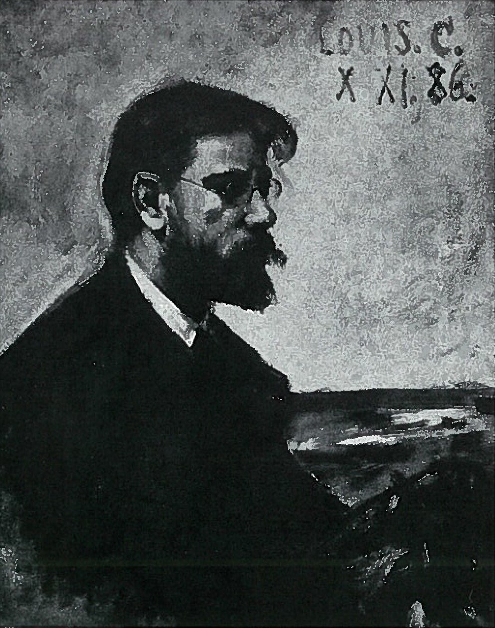 Retrato del pintor Heinrich Fricke de Lovis Corinth