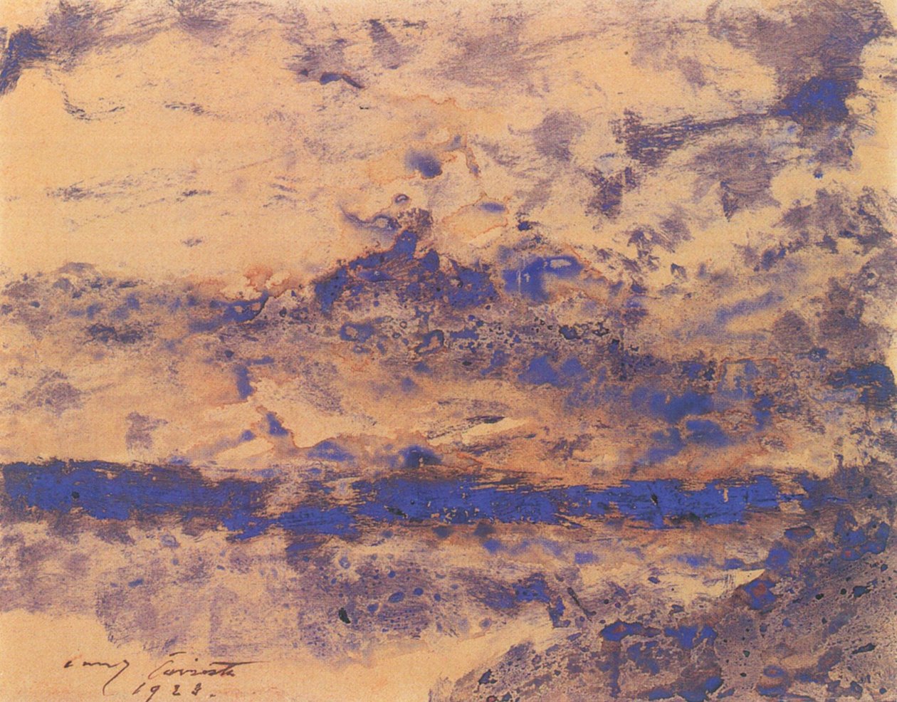 Nubes sobre el mar de Lovis Corinth