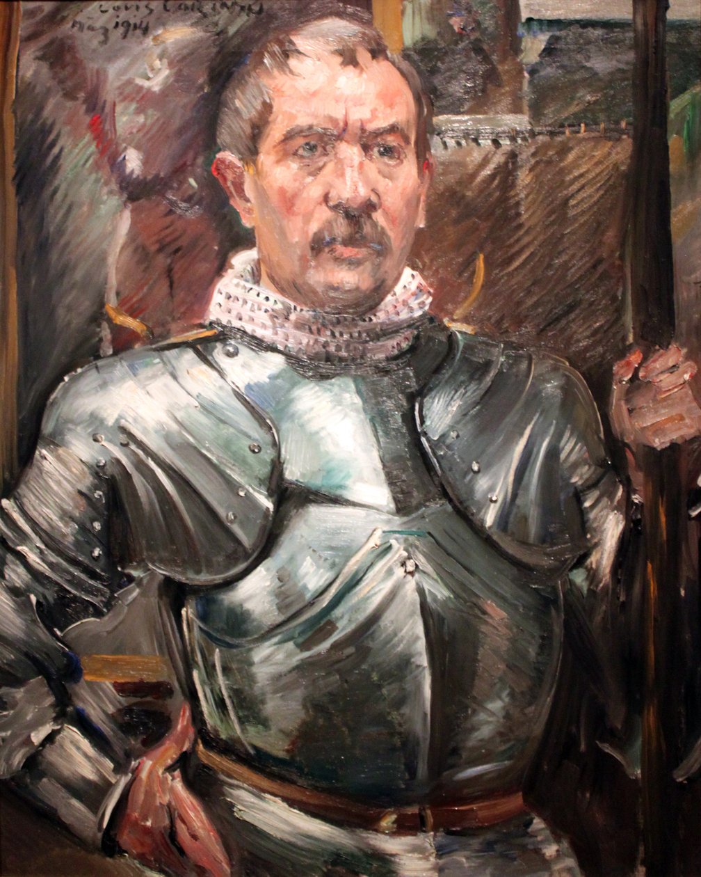 Autorretrato en armadura de Lovis Corinth