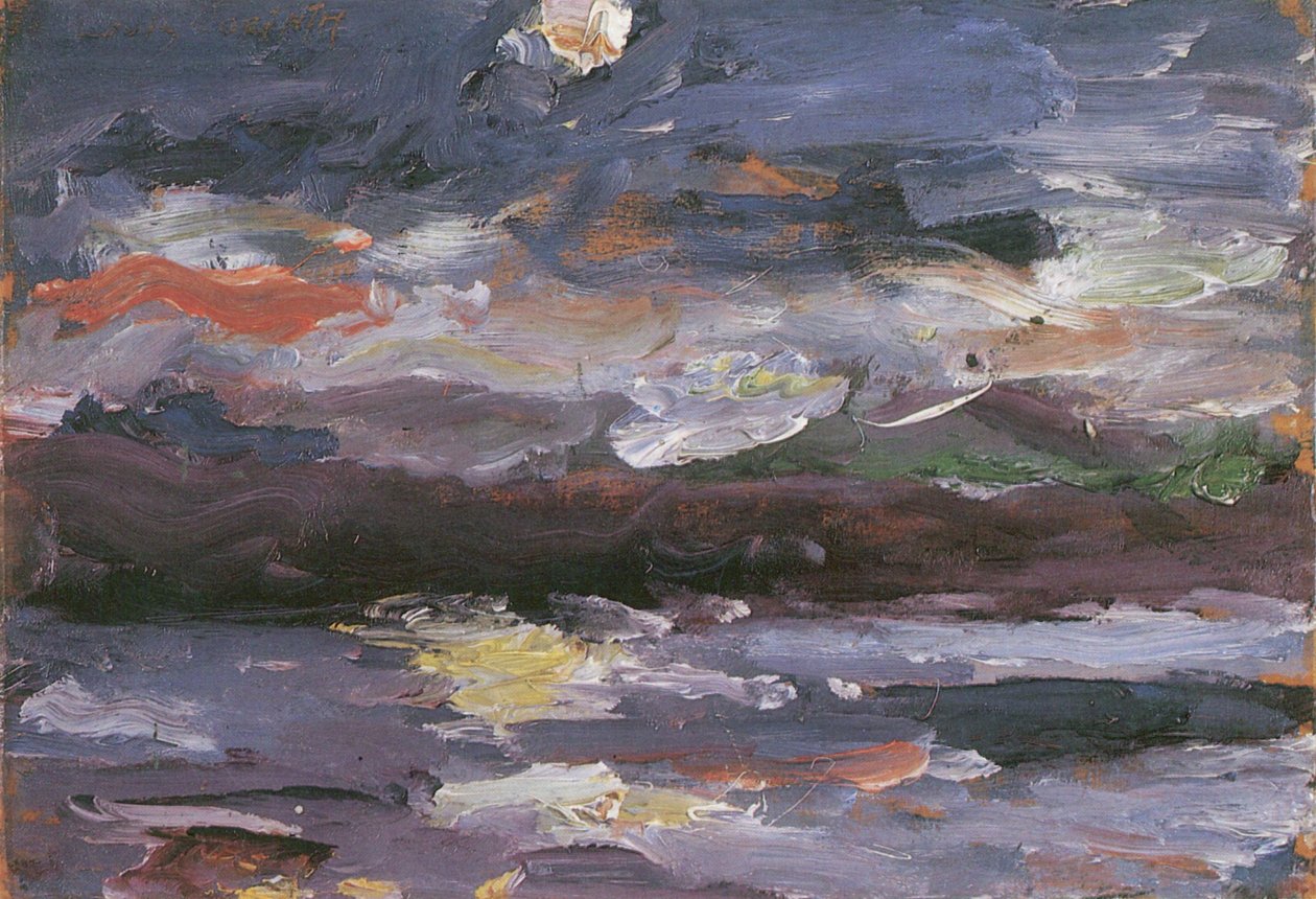 Walchensee, noche de luna de Lovis Corinth