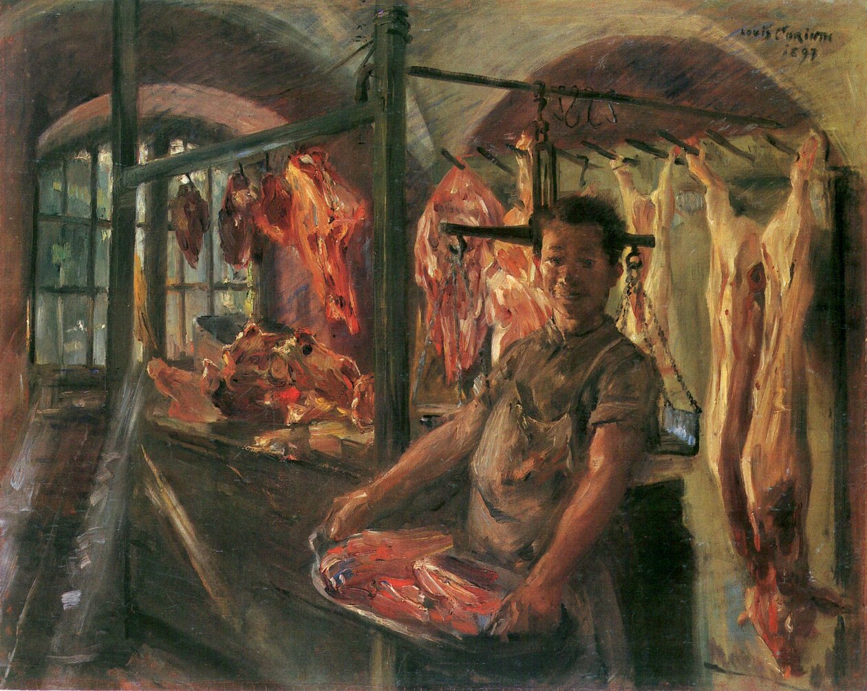 Carnicería en Schäftlarn de Lovis (1858-1925) Corinth