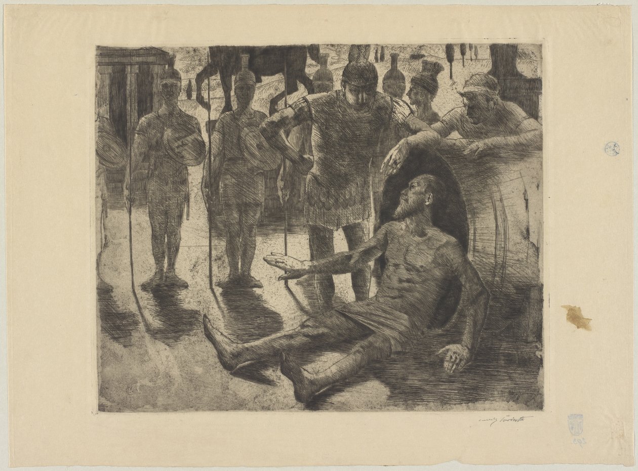 Alejandro y Diógenes de Lovis Corinth