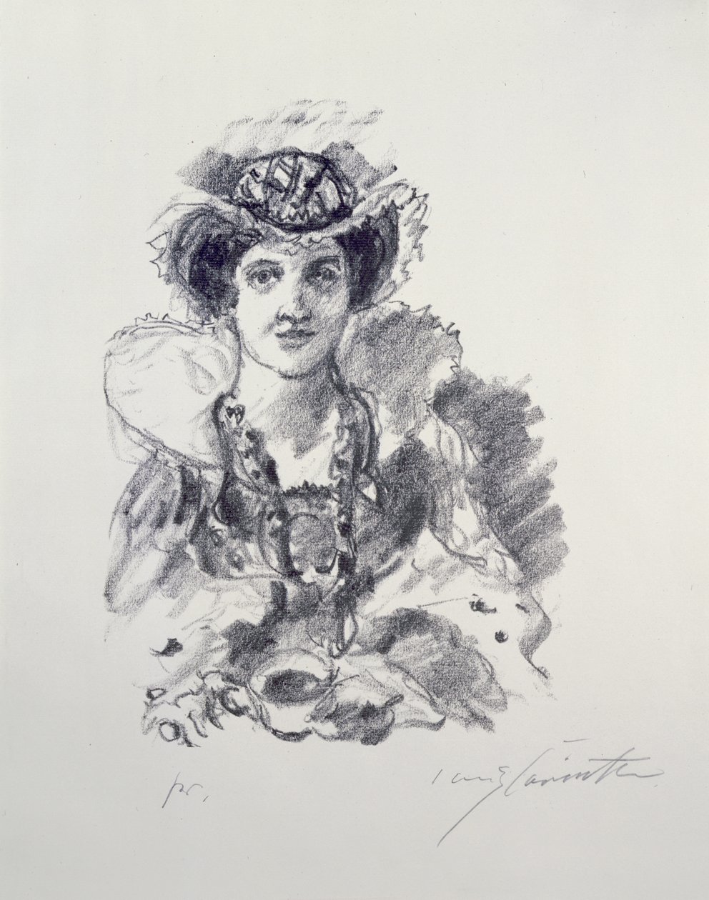 Ana Bolena durante el torneo de Lovis Corinth