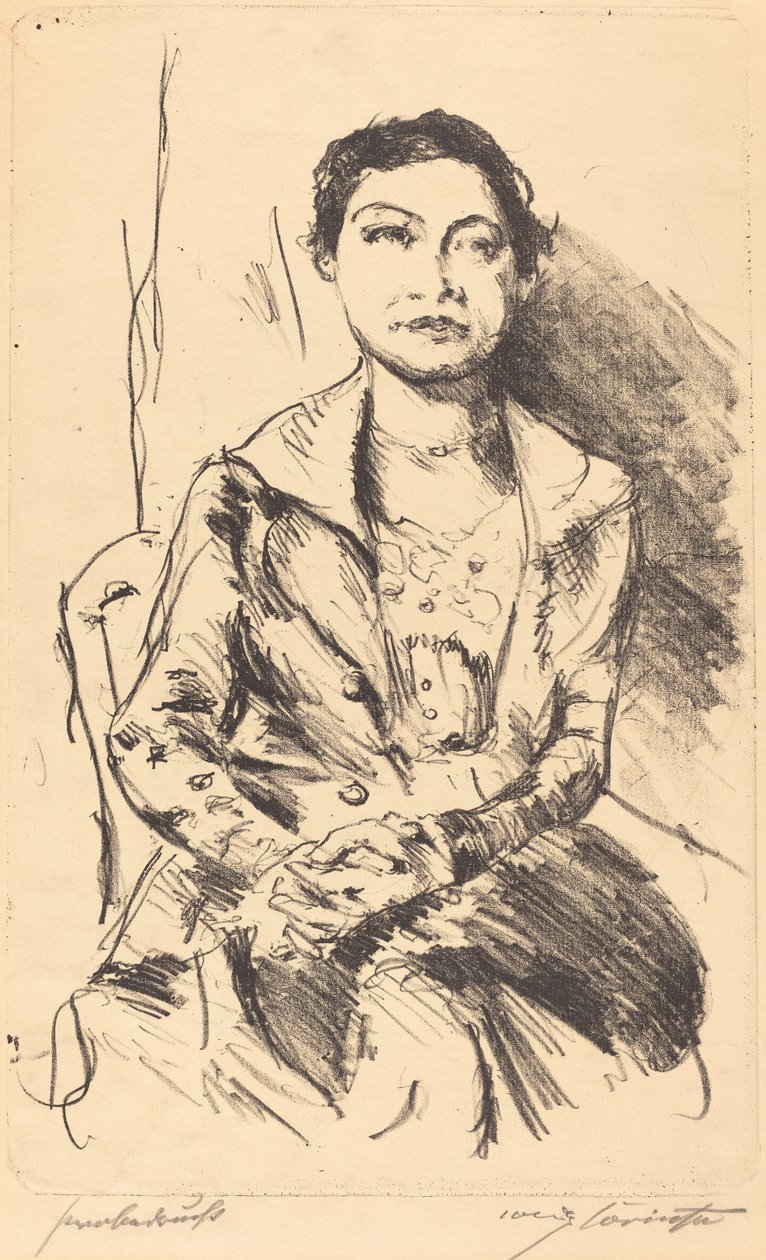 Anneliese Halbe, 1918 de Lovis Corinth