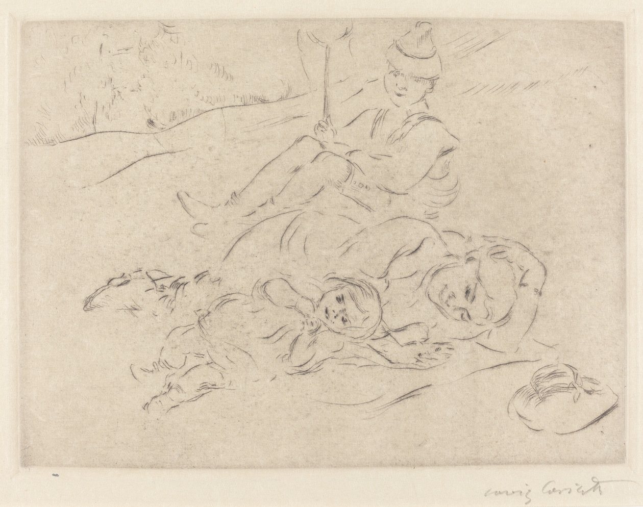 Auf dem Lande En el campo, 1912 de Lovis Corinth