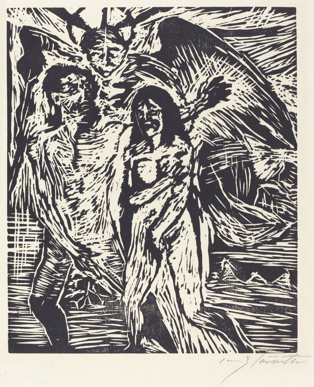 Expulsión del Paraíso de Lovis Corinth