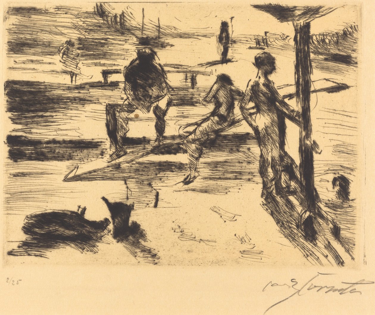 Lugar de Baño de Lovis Corinth