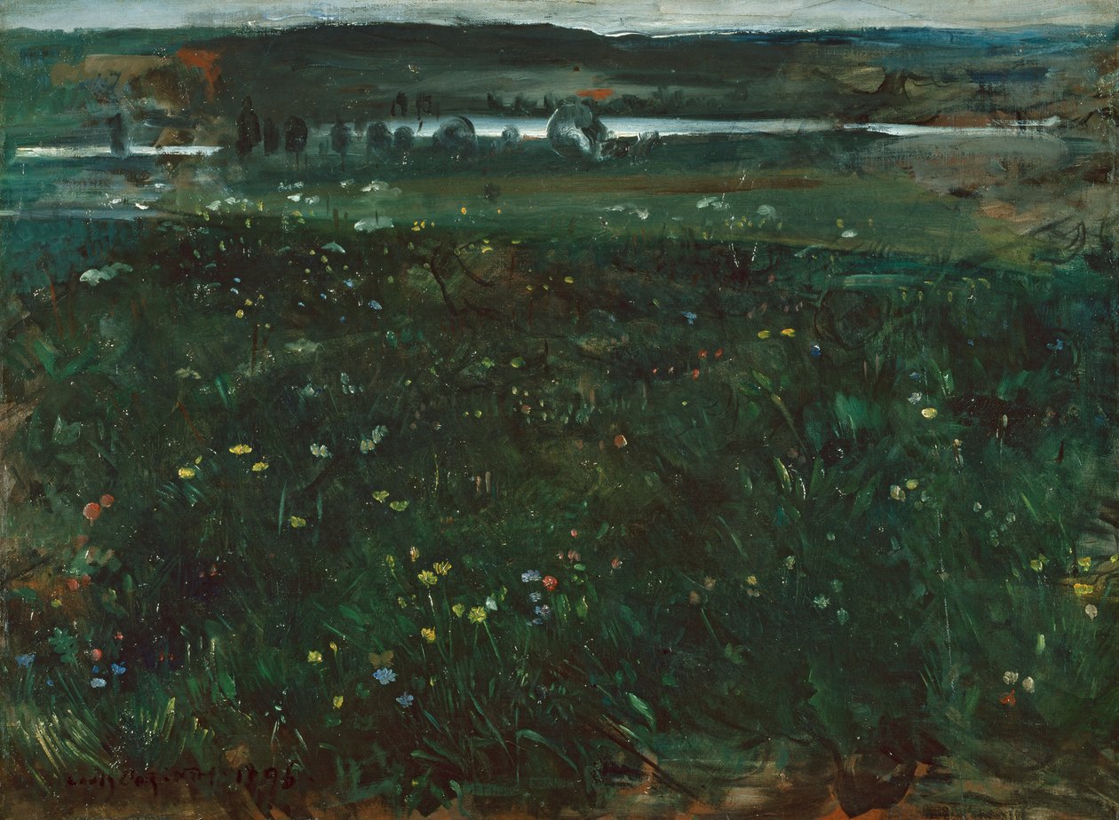 Cerca de Unterschäftlarn, en el Isar de Lovis Corinth