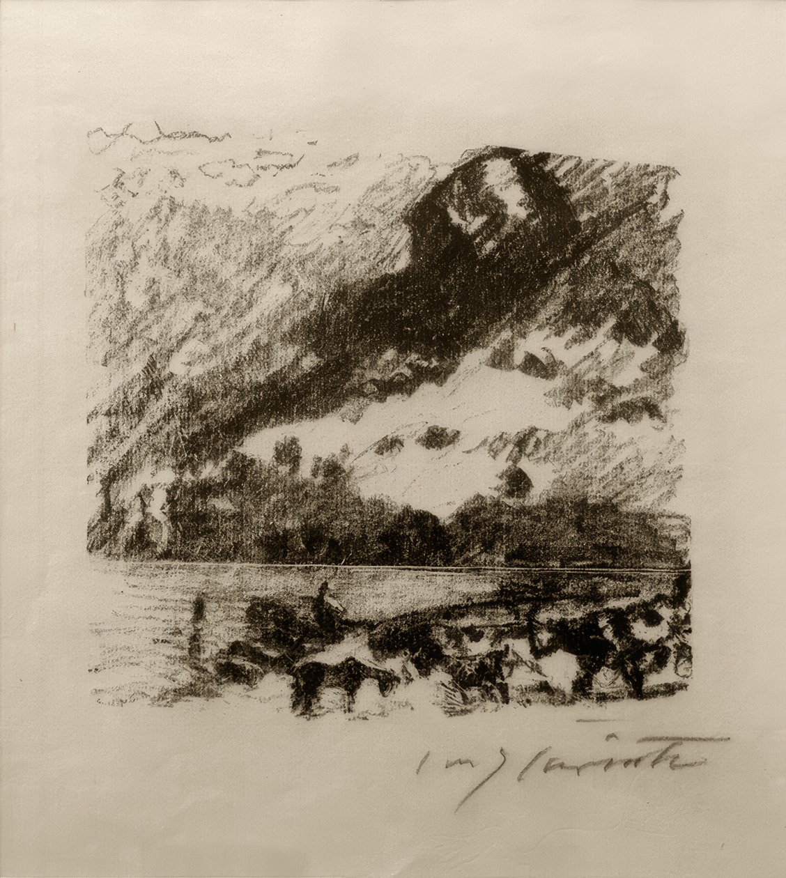 Lago de montaña de Lovis Corinth
