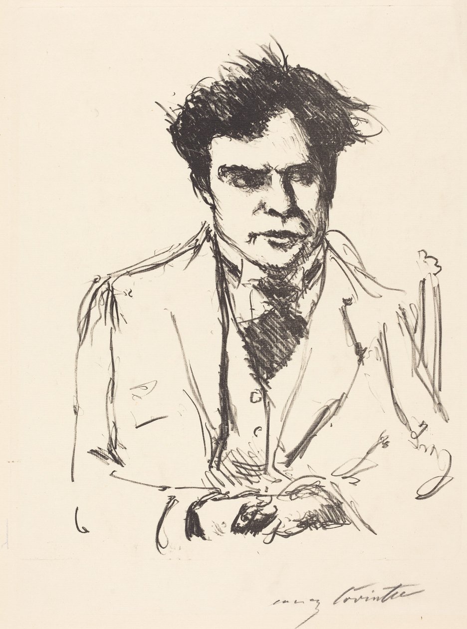 Retrato de Joseph Schwarz (Portrait of Joseph Schwarz) de Lovis Corinth