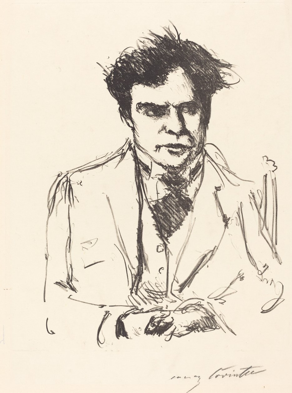Retrato de Joseph Schwarz, 1916 de Lovis Corinth