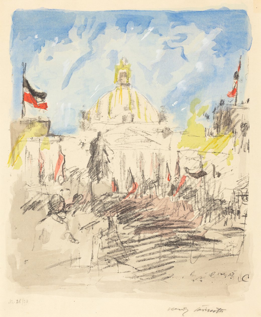 Bismarckfeier (Fiesta en honor a Bismarck) de Lovis Corinth
