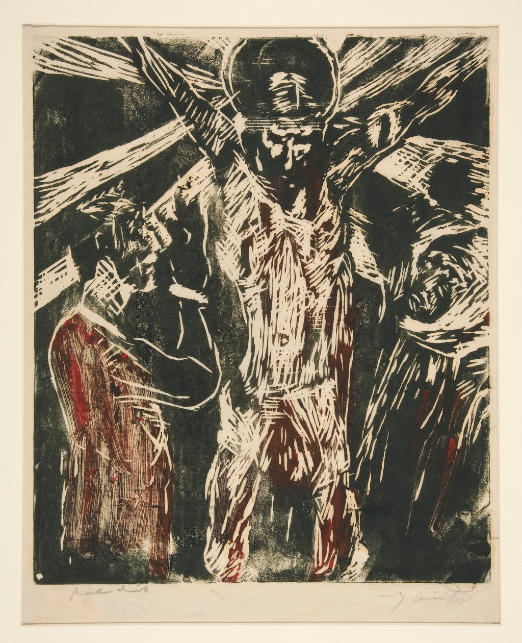 Cristo en la cruz de Lovis Corinth