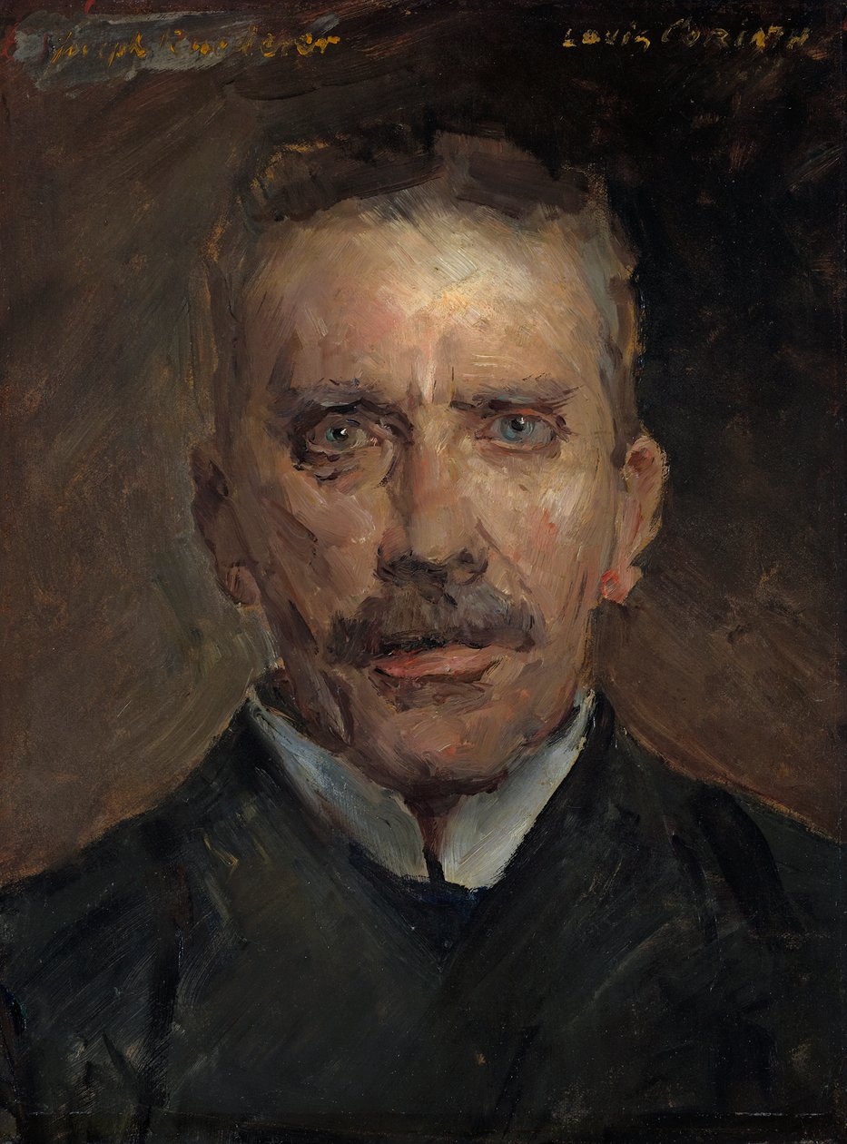 El poeta Josef Ruederer de Lovis Corinth