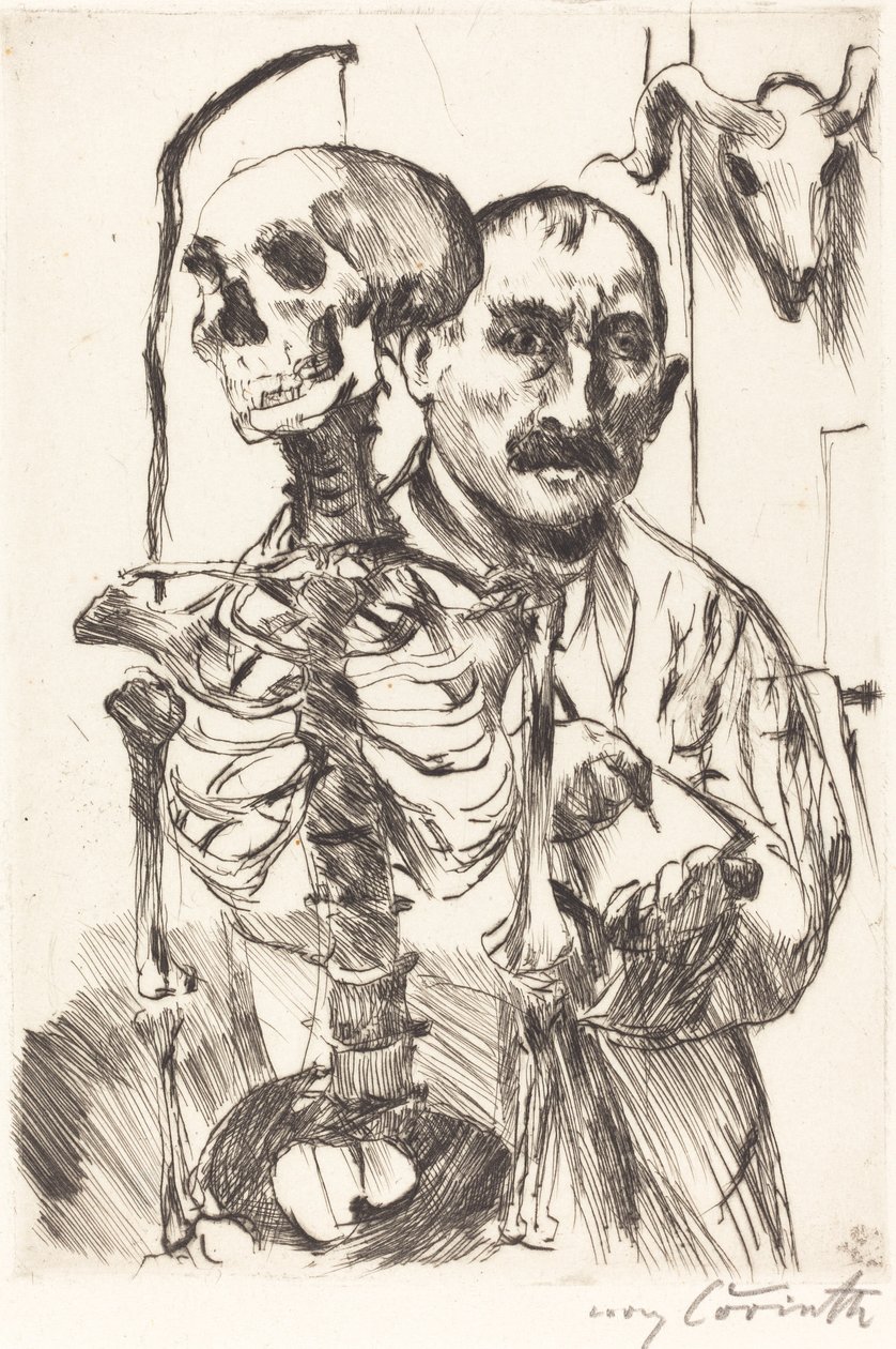 Der Künstler und der Tod II, 1916 de Lovis Corinth