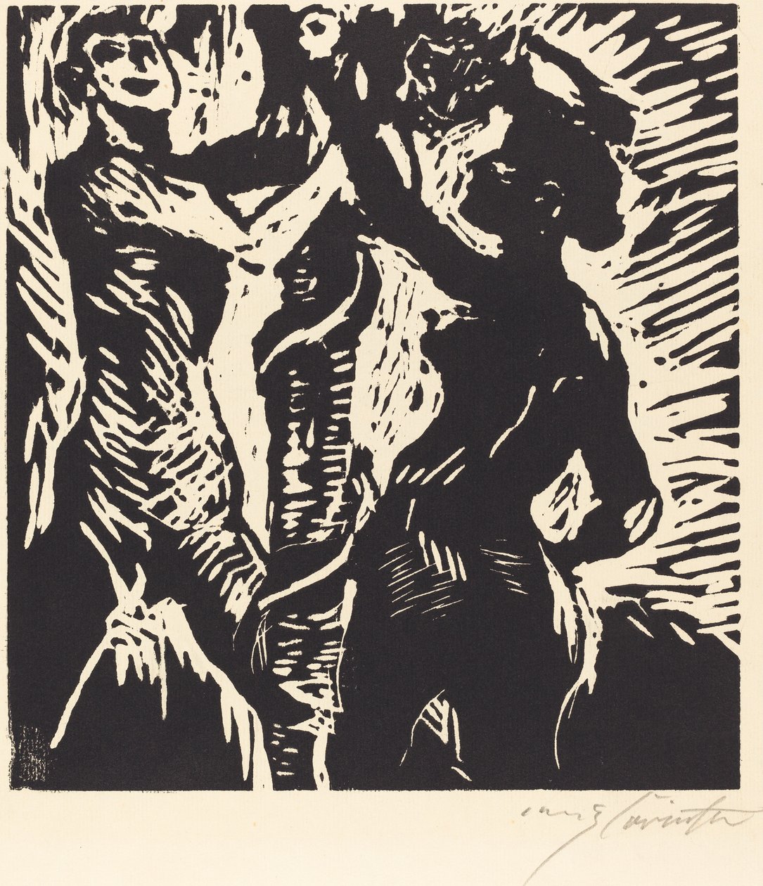 La caída del hombre, Adán y Eva, 1919 de Lovis Corinth