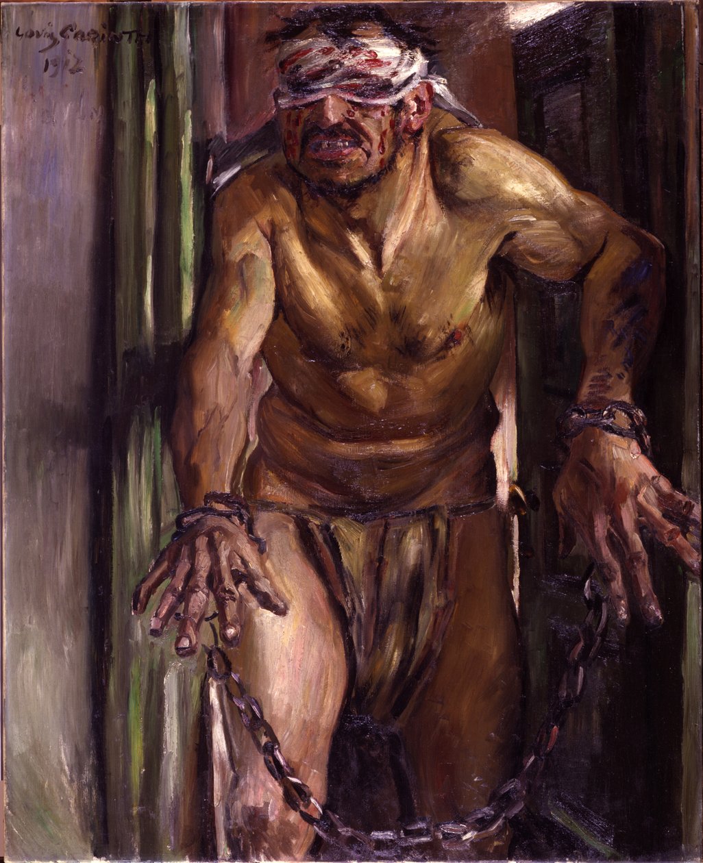 Sansón cegado de Lovis Corinth