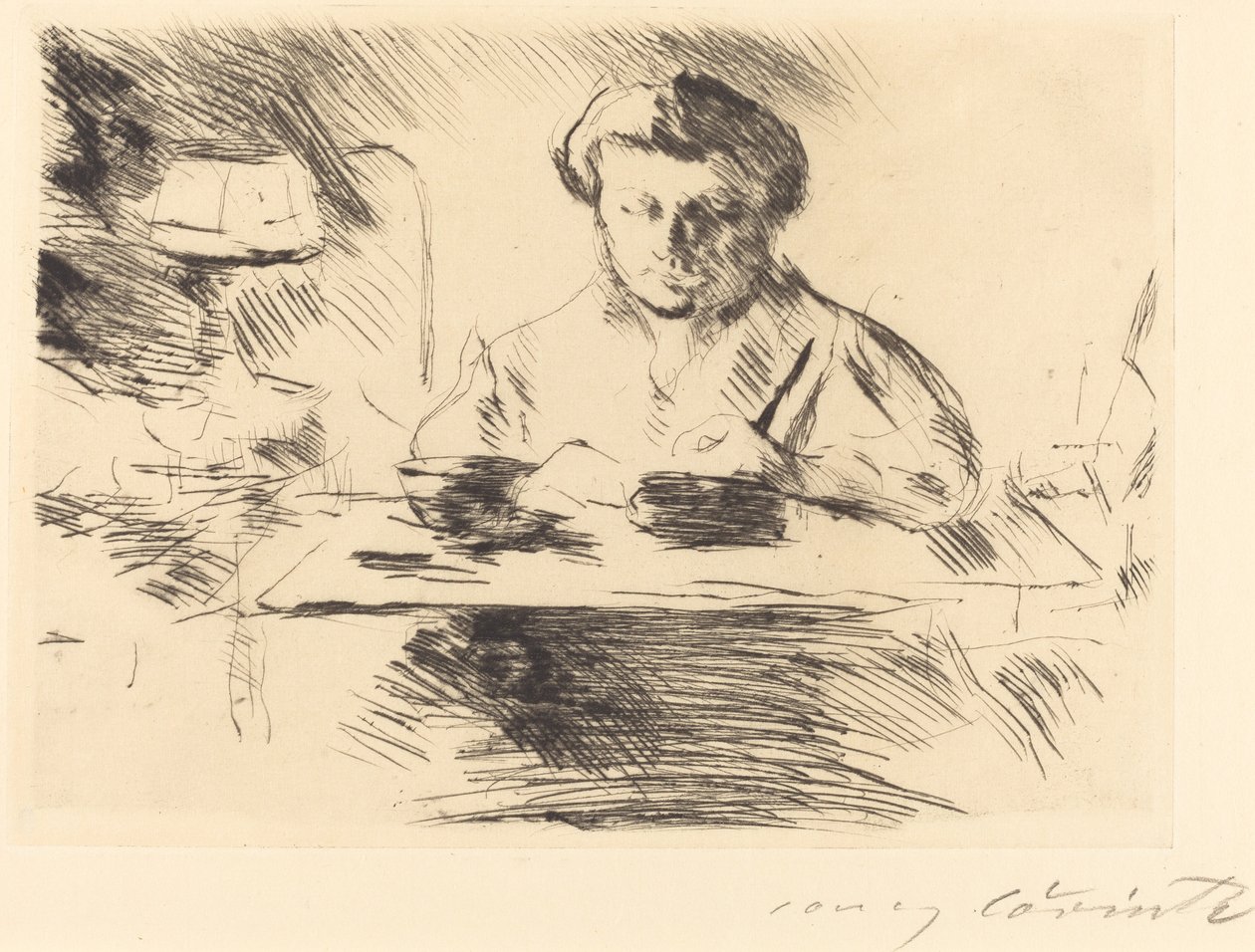 La esposa del artista de Lovis Corinth