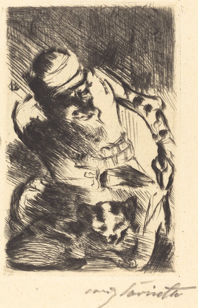 El Gato del Profeta de Lovis Corinth