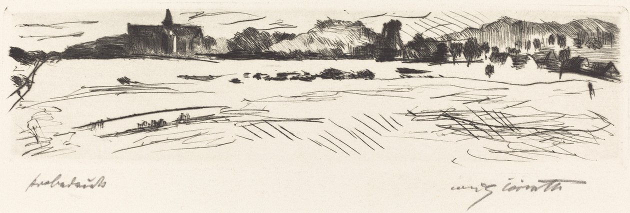Paisaje con dunas, 1917 de Lovis Corinth