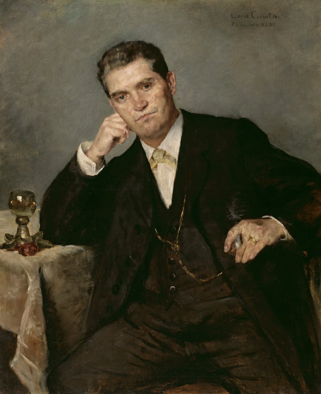 Franz Heinrich Corinth, el padre del artista de Lovis Corinth