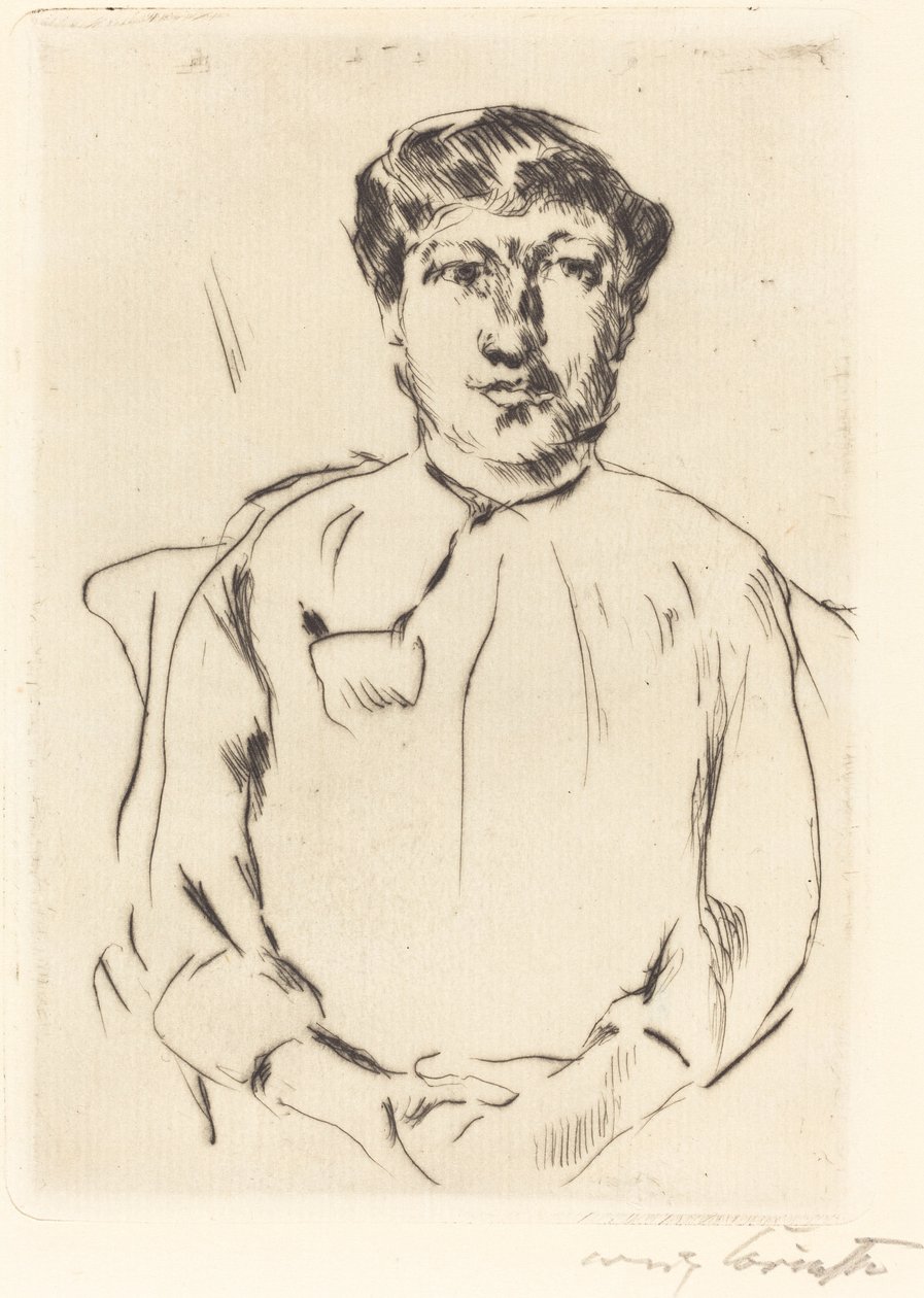 Retrato de una mujer de Lovis Corinth