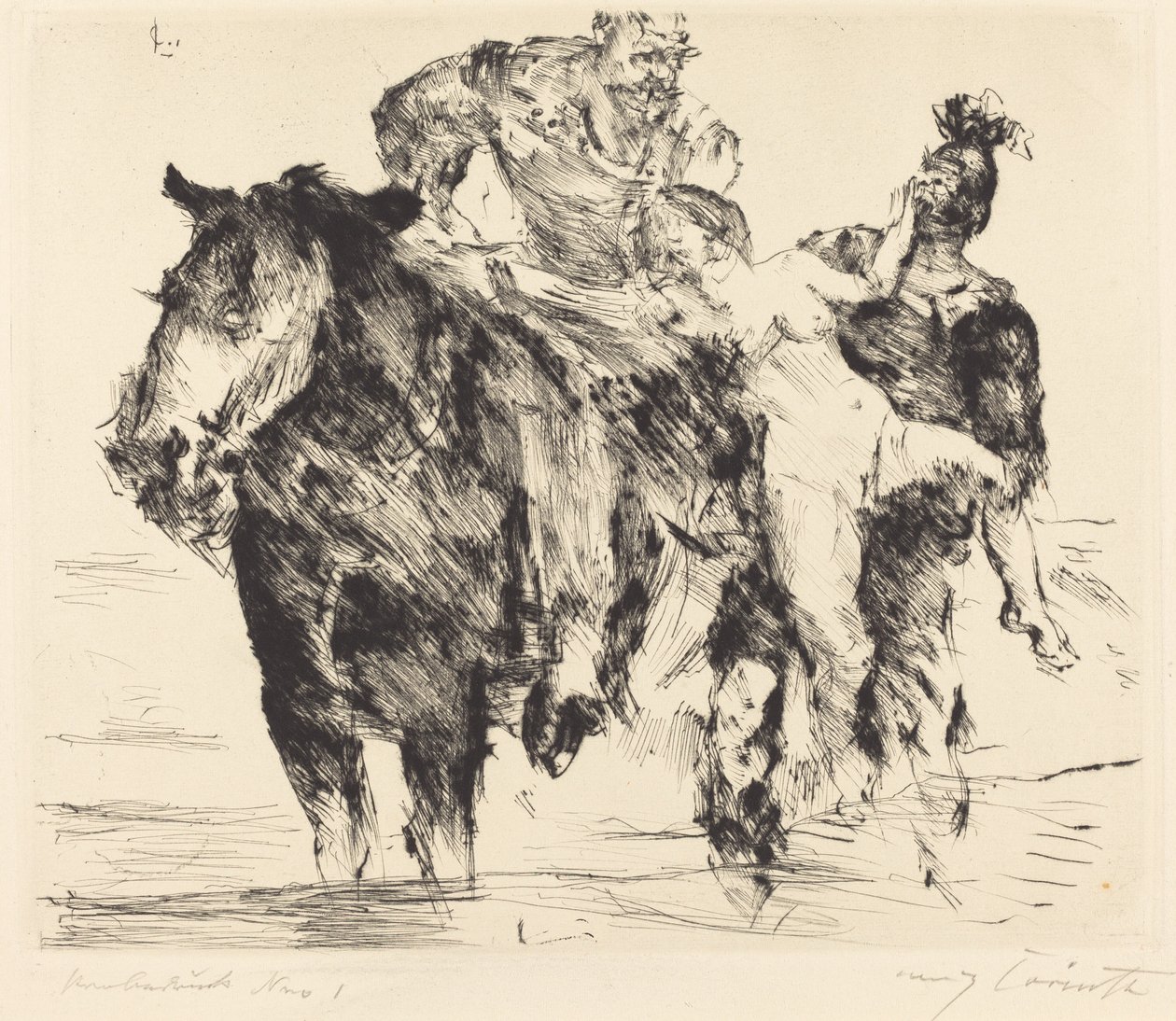 Violación de Lovis Corinth