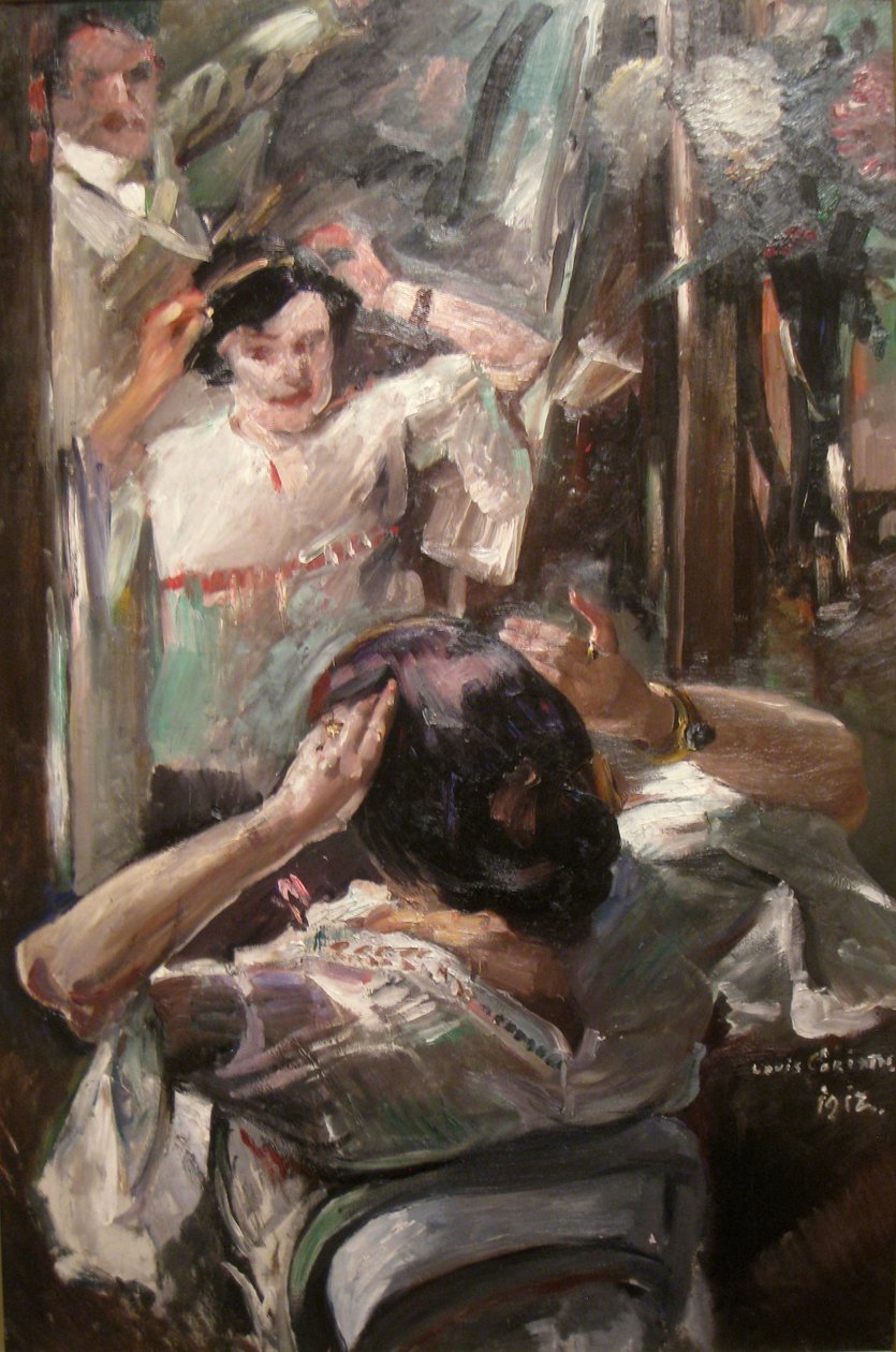 Alemán: Vor dem Spiegel At the Mirror de Lovis Corinth