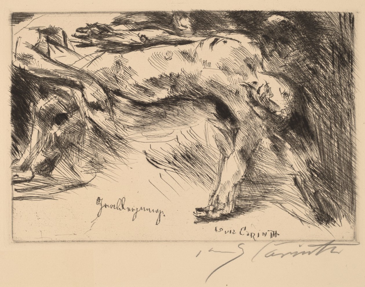 Grablegung de Lovis Corinth