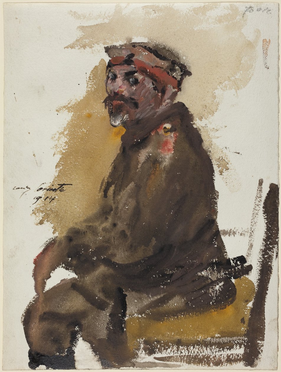 Hermann Struck con uniforme de Lovis Corinth