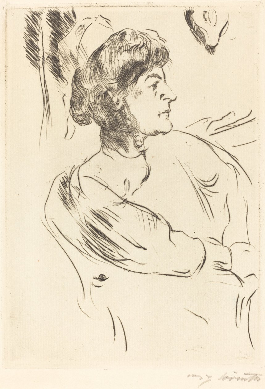 Enfermera de Lovis Corinth