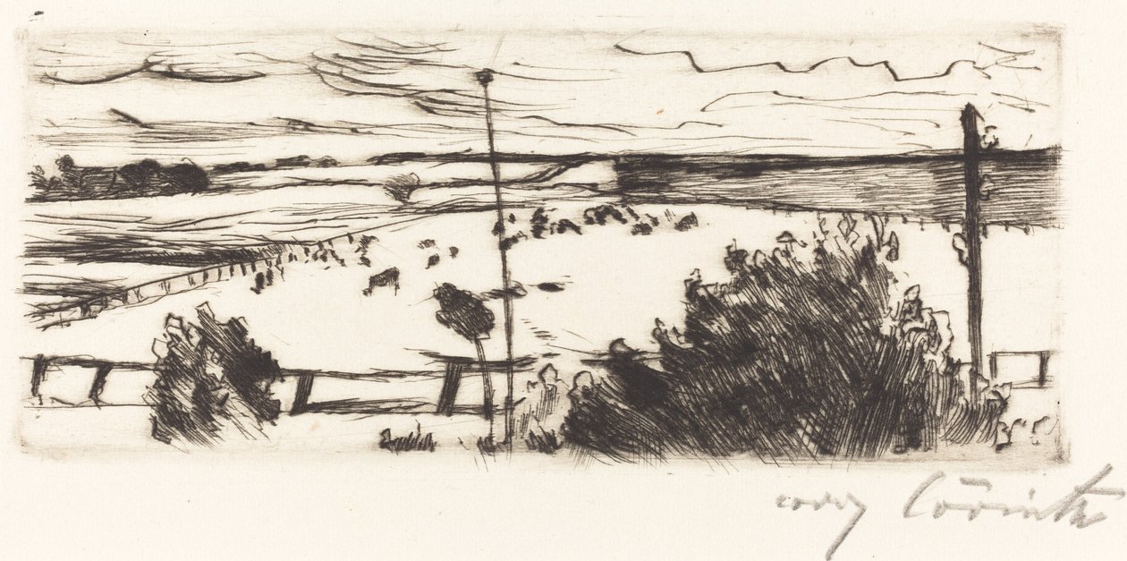 Paisaje marino de Lovis Corinth