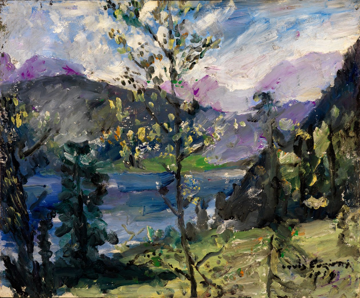 Paisaje del lago Walchensee de Lovis Corinth