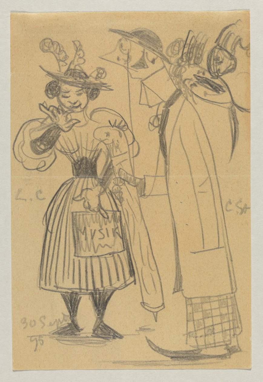 Lovis Corinto y Carl Strathmann de Lovis Corinth