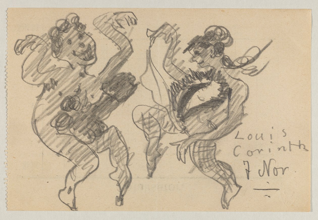 Lovis Corinto y Carl Strathmann de Lovis Corinth