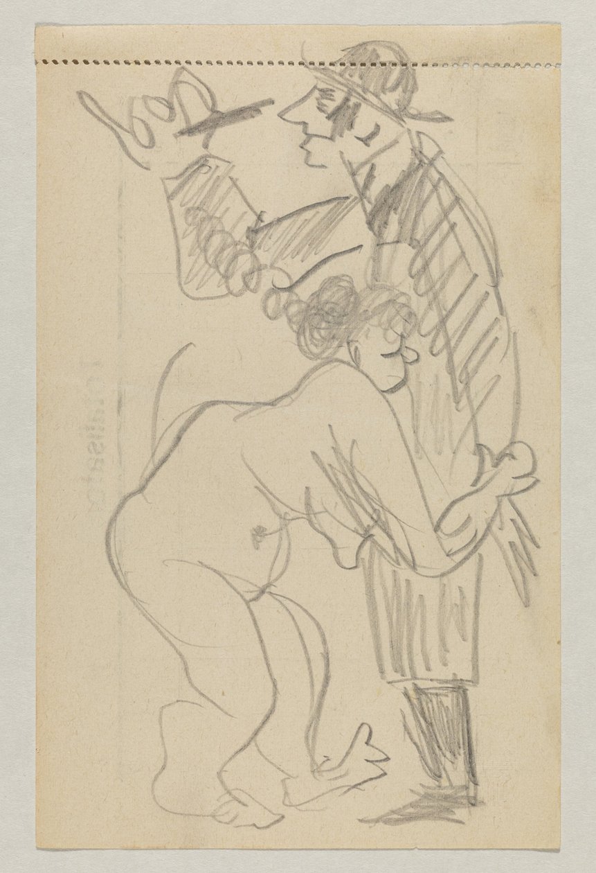 Lovis Corinto y Carl Strathmann de Lovis Corinth