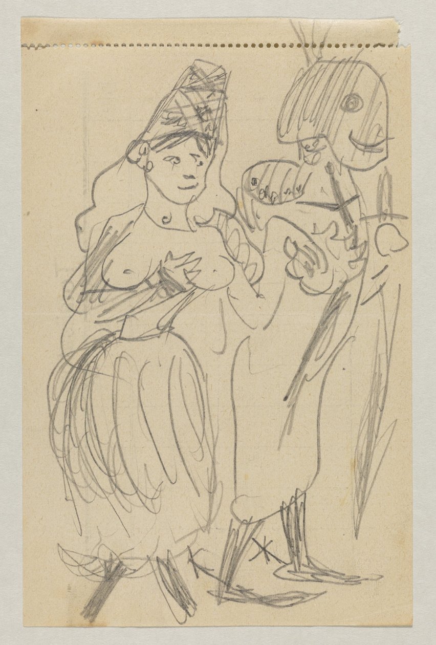 Lovis Corinto y Carl Strathmann de Lovis Corinth