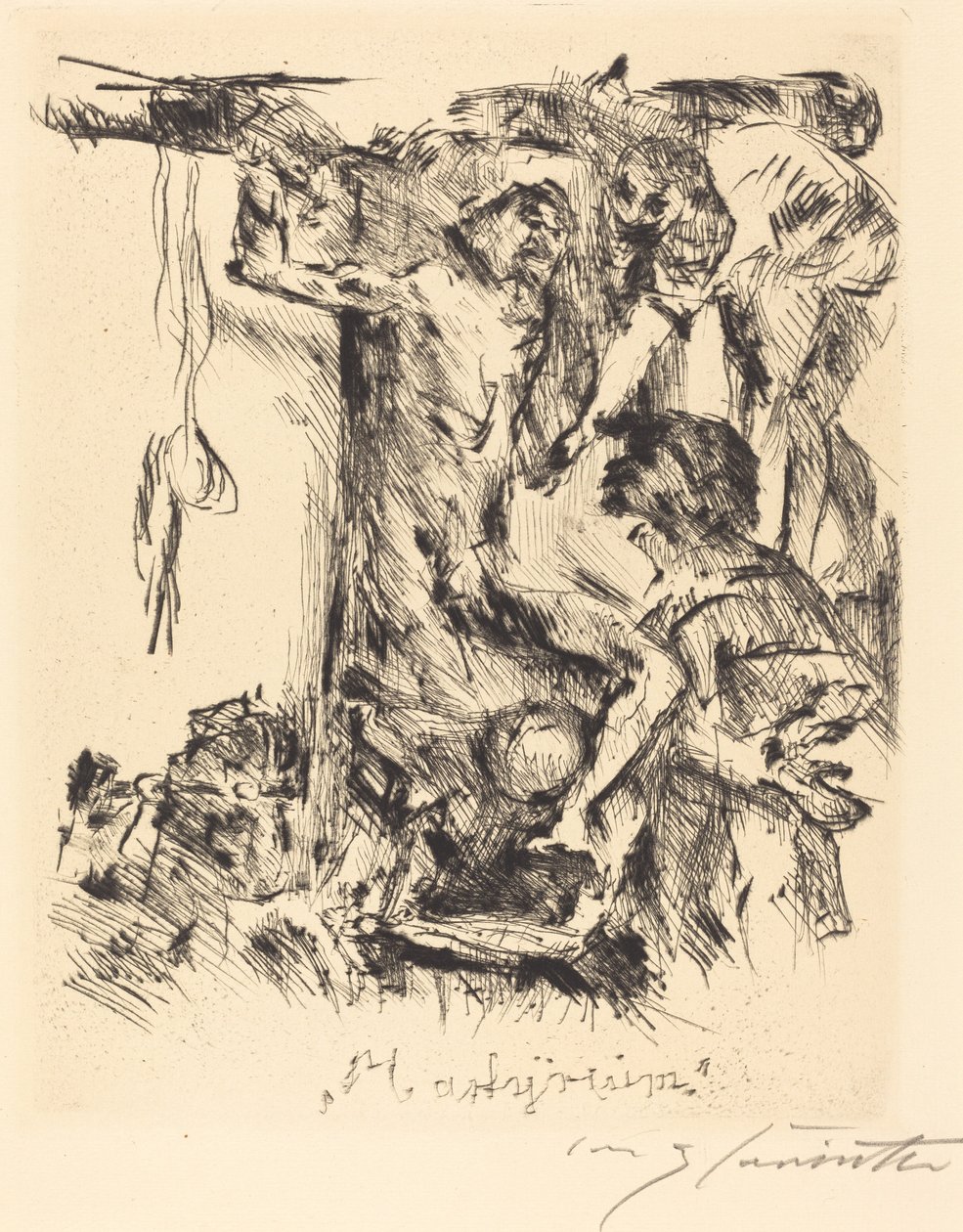 Martirio, 1921 de Lovis Corinth