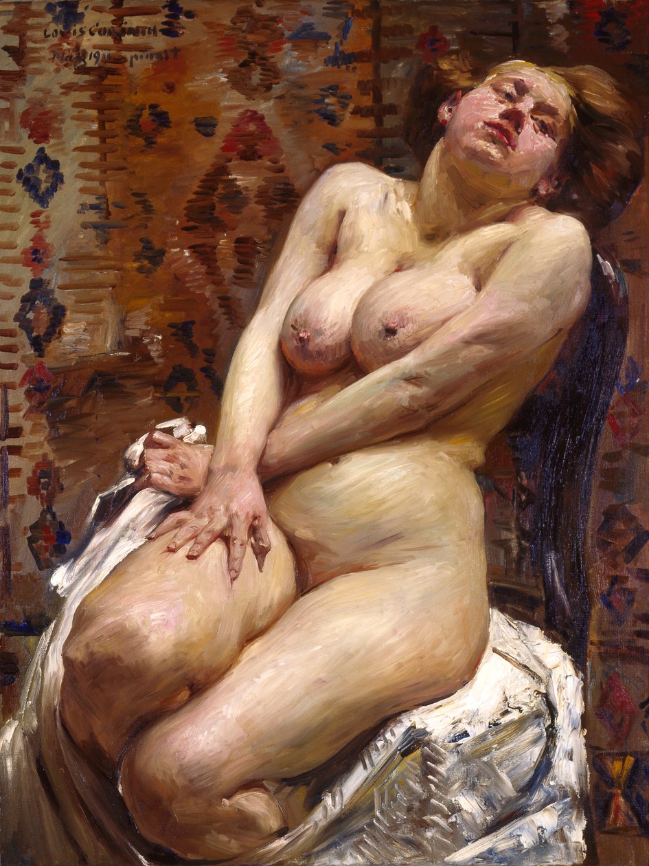 Nana, Desnuda Femenina de Lovis Corinth