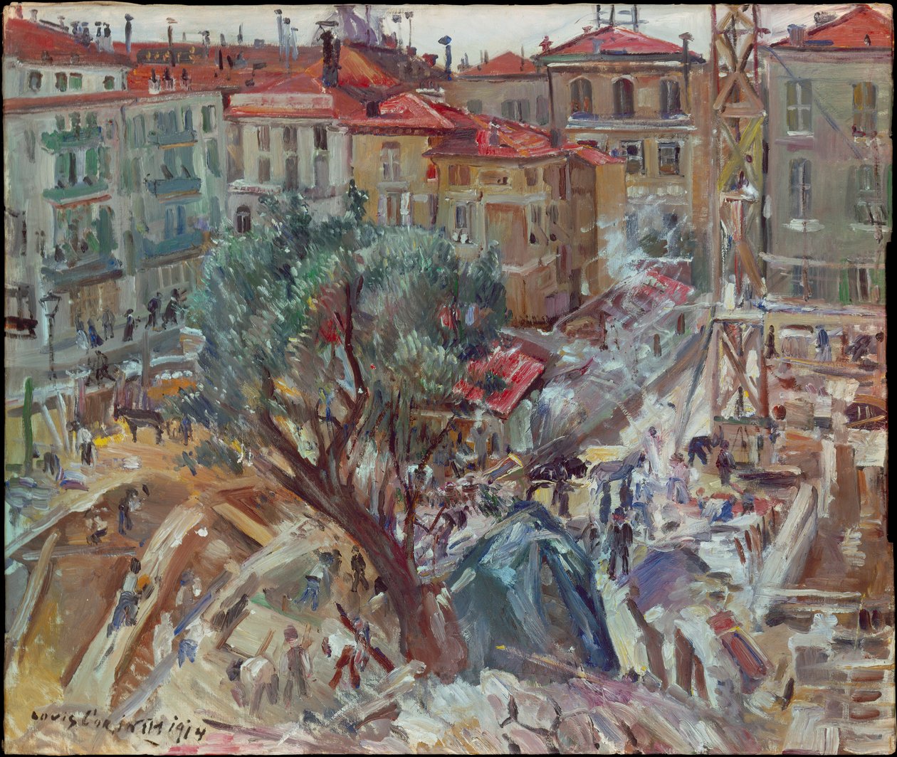 Edificio nuevo en Montecarlo de Lovis Corinth