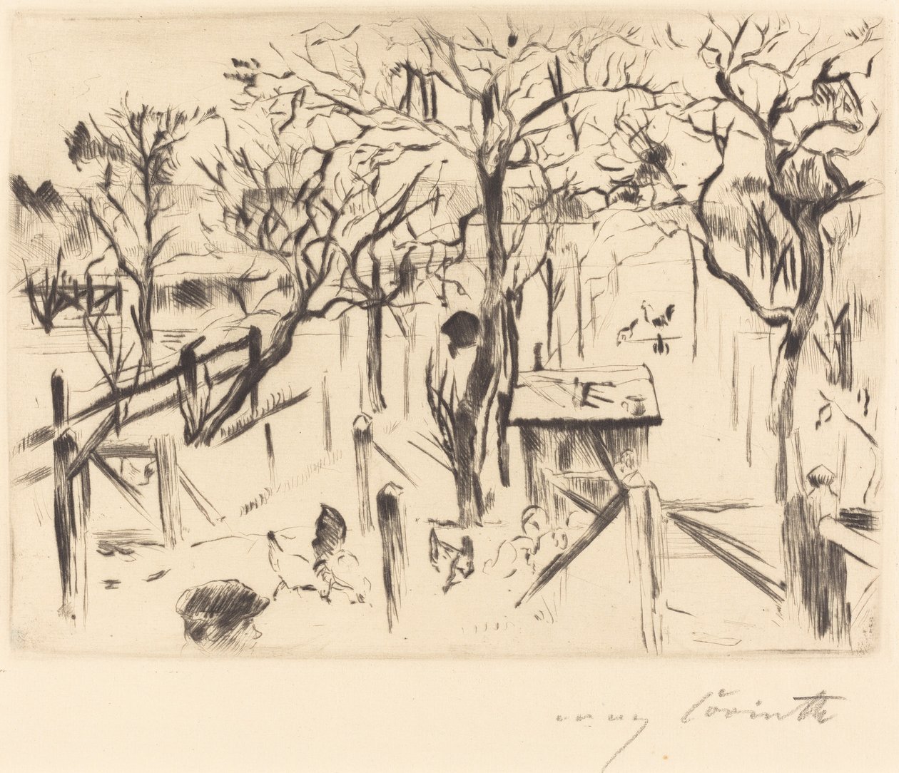 Huerto de frutas en otoño de Lovis Corinth