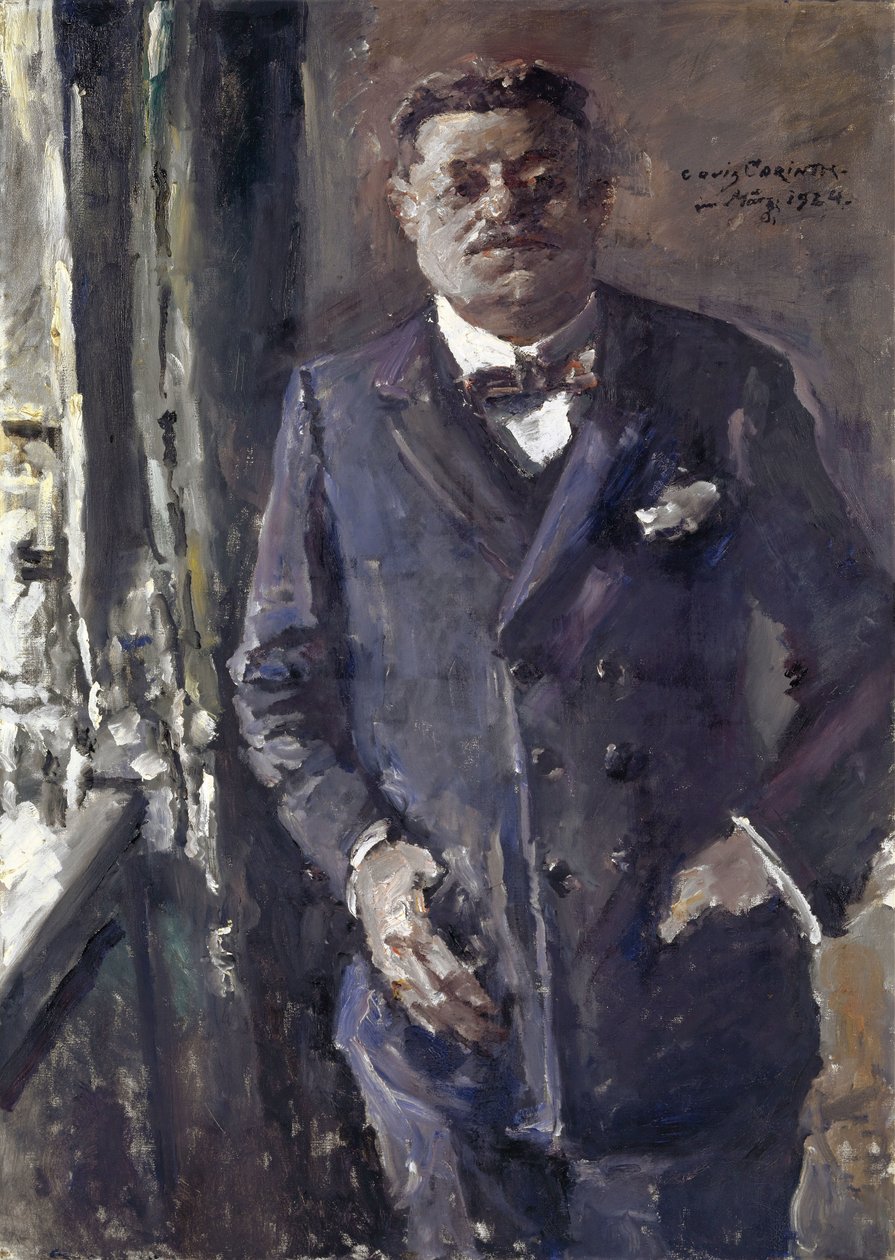 Retrato de Friedrich Ebert 1871-1925, Presidente del Reich Alemán, 1924 de Lovis Corinth