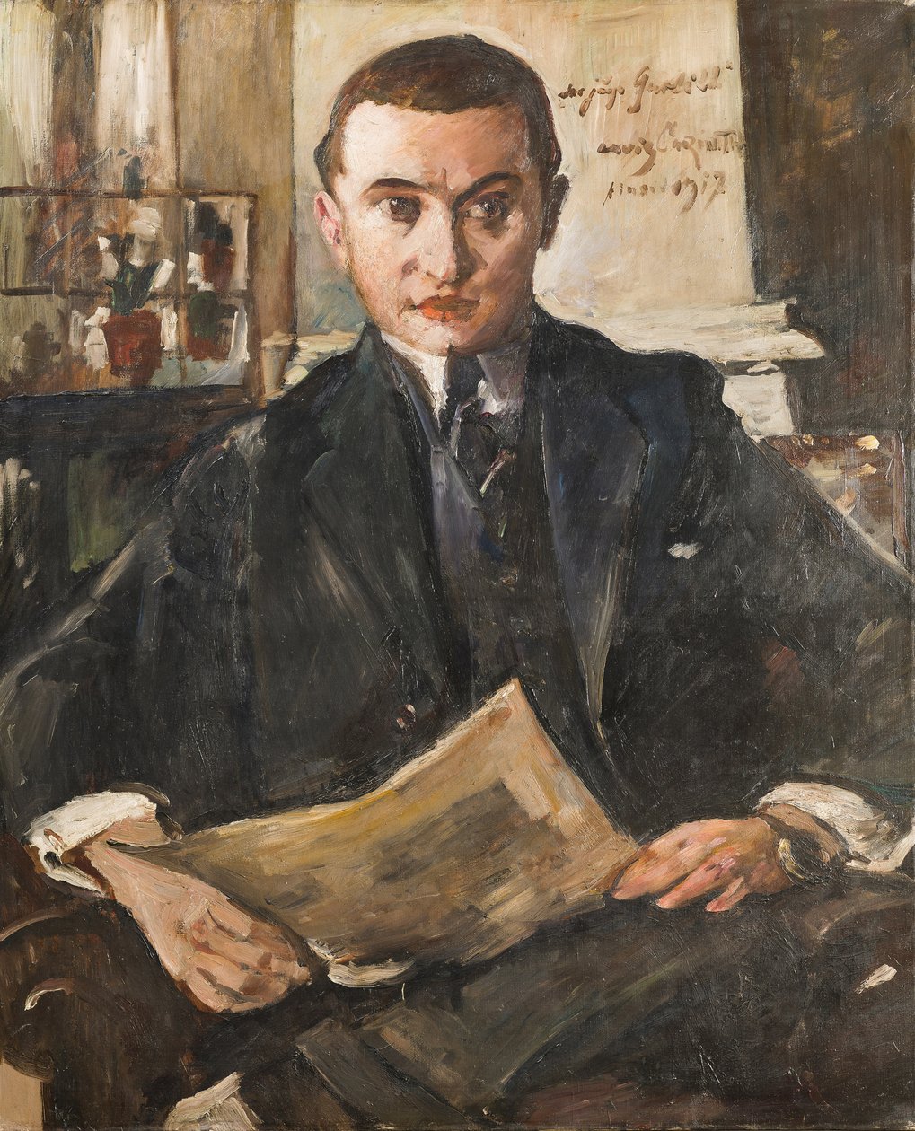 Retrato de Wolfgang Gurlitt, 1917 de Lovis Corinth