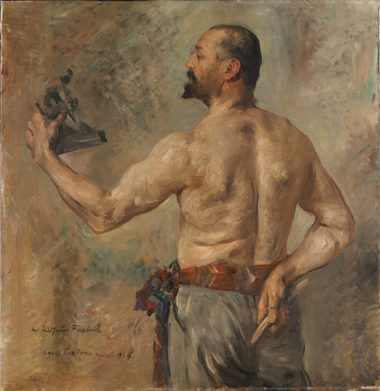 Retrato del escultor Friedrich de Lovis Corinth
