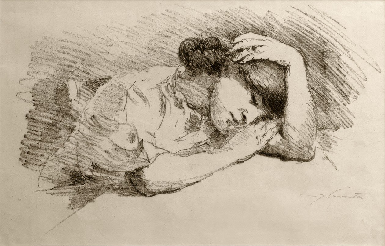 Durmiente de Lovis Corinth