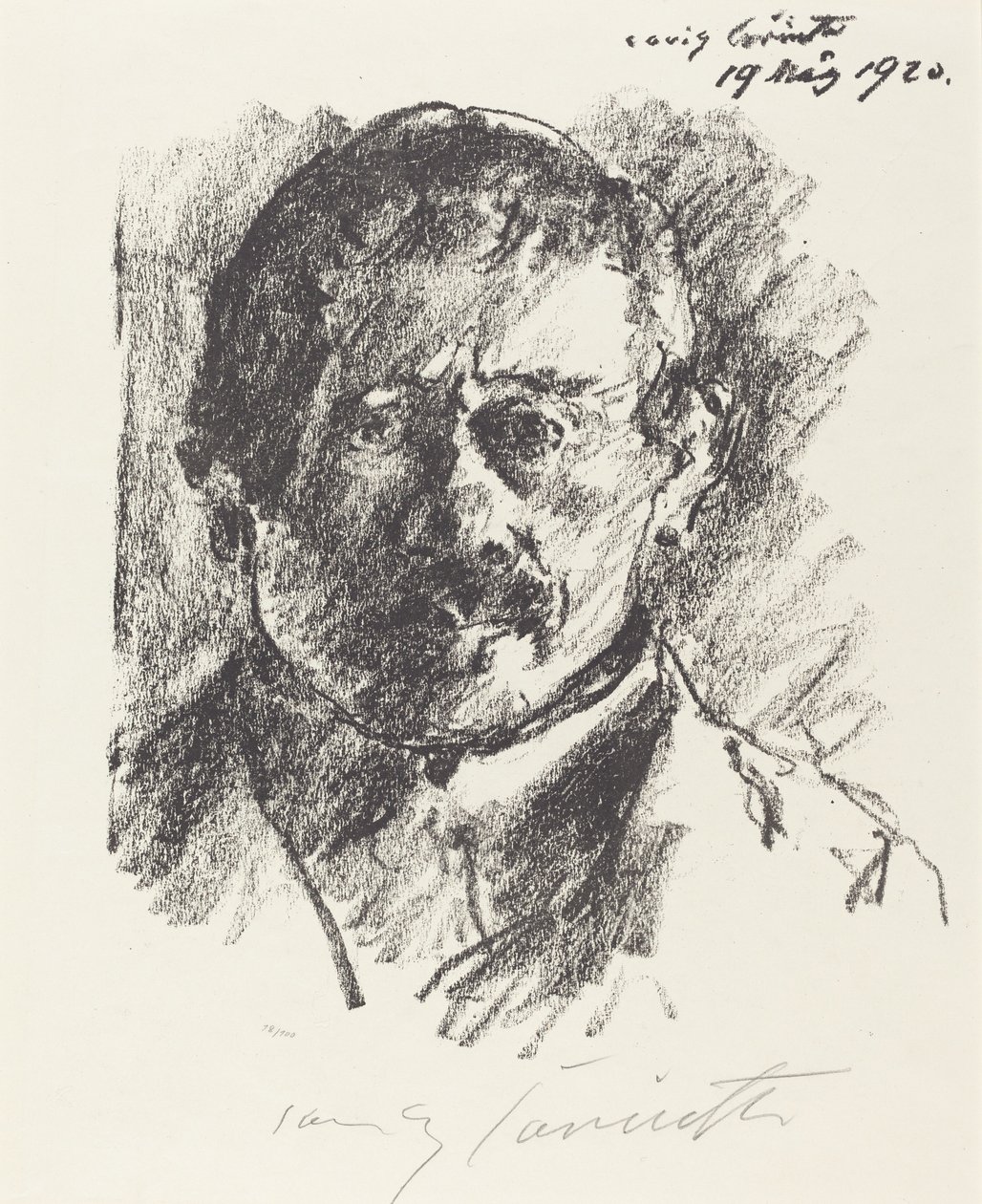 Autorretrato de Lovis Corinth