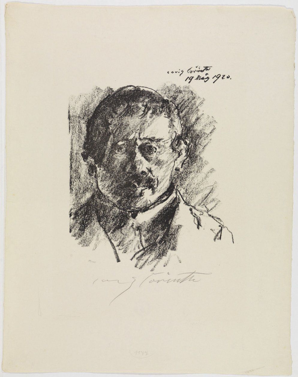 Autorretrato, 19 de marzo de 1920 de Lovis Corinth