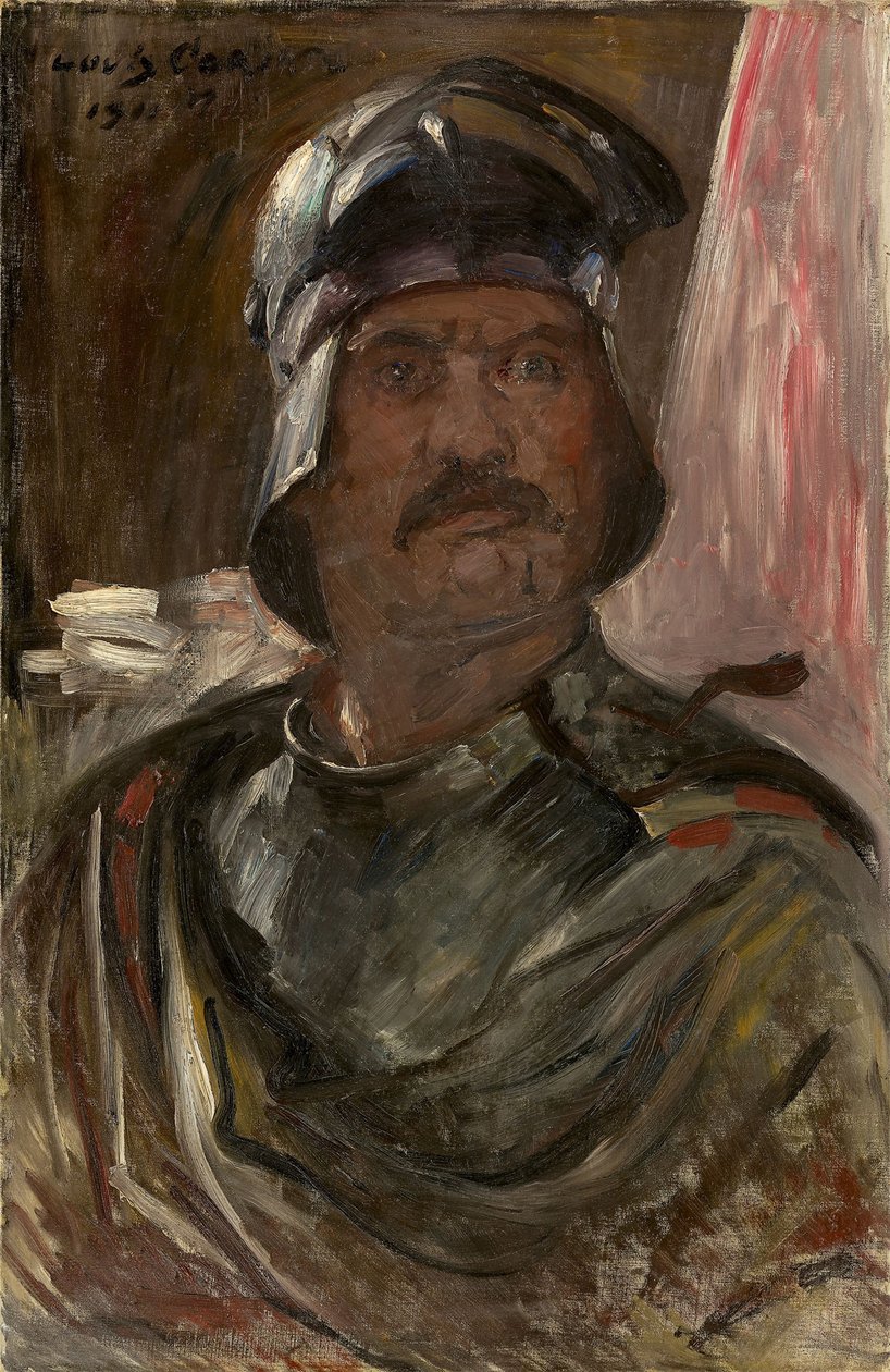 Autorretrato en armadura, 1911 de Lovis Corinth