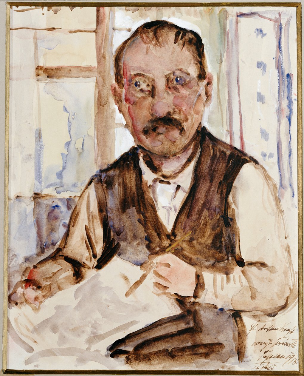 Autorretrato, 1918 de Lovis Corinth