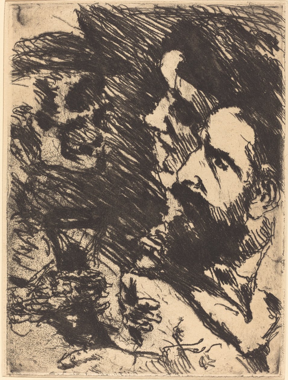 La muerte visita a los Strucks, 1921 publicado en 1922 de Lovis Corinth